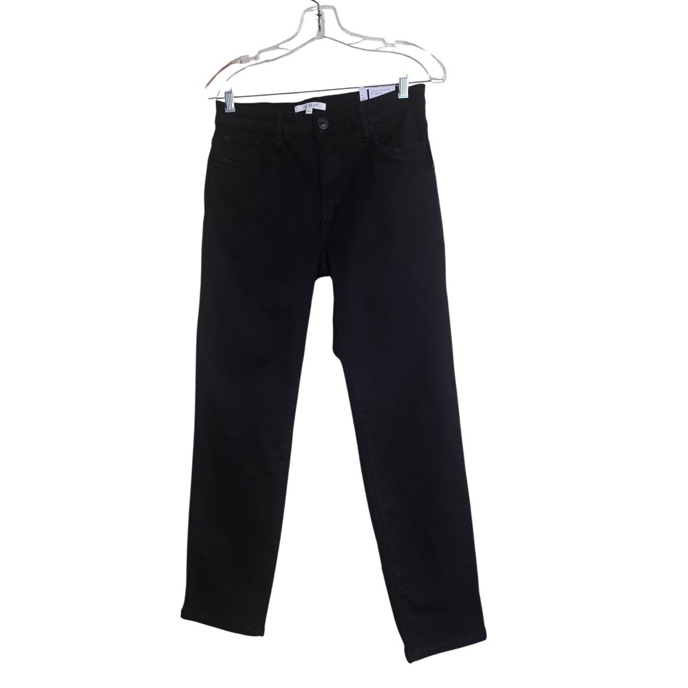 NWT STS Blue Caroline Straight Leg Jeans Black 10 High Rise Size 28L Women's‎